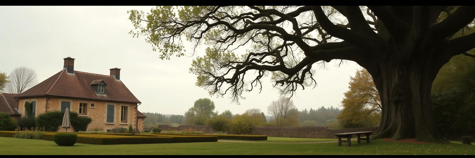 Maison de campagne restaurée et son grand jardin